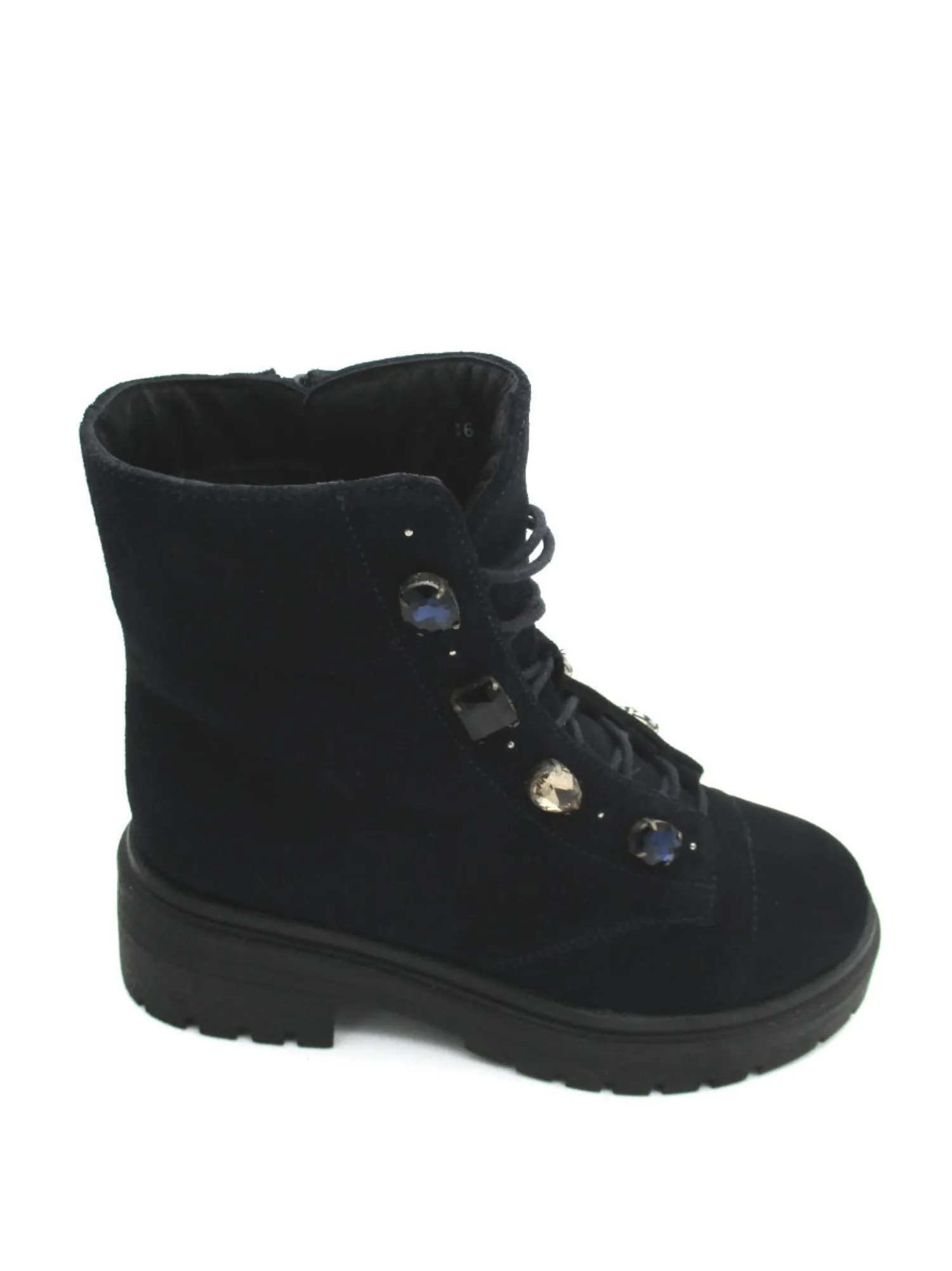Anfibio camoscio donna Camy dusty blu<Apepazza Online