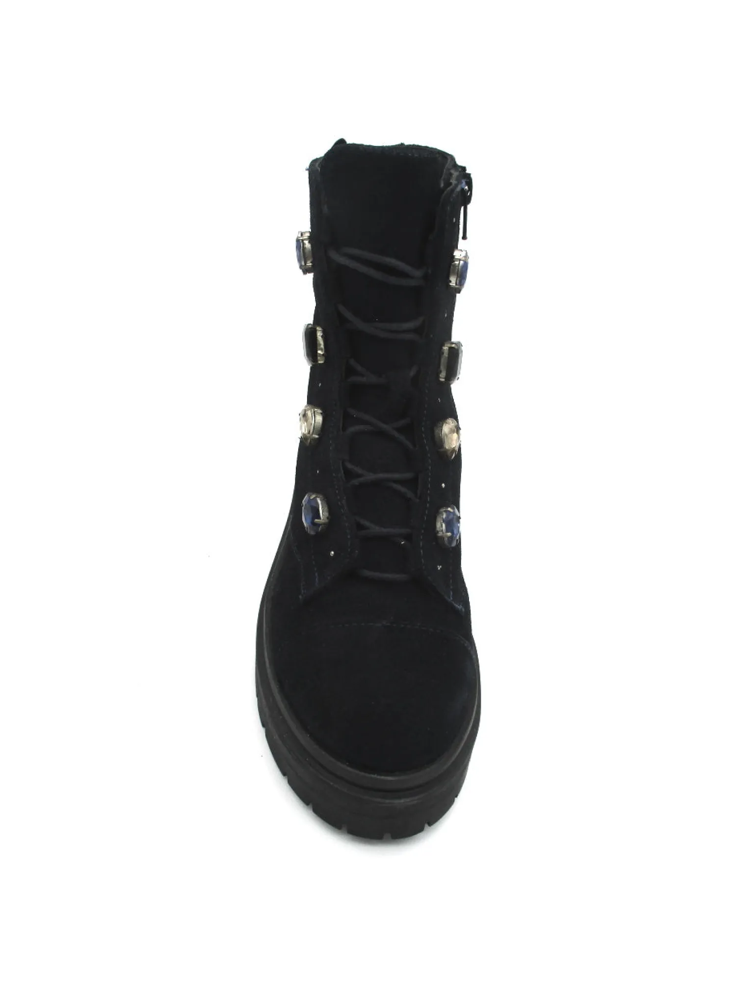 Anfibio camoscio donna Camy dusty blu<Apepazza Online