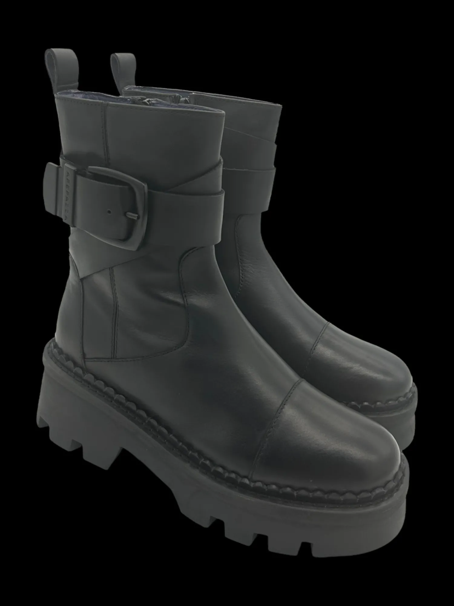 Anfibio donna pelle Black - Nila -<Apepazza Clearance