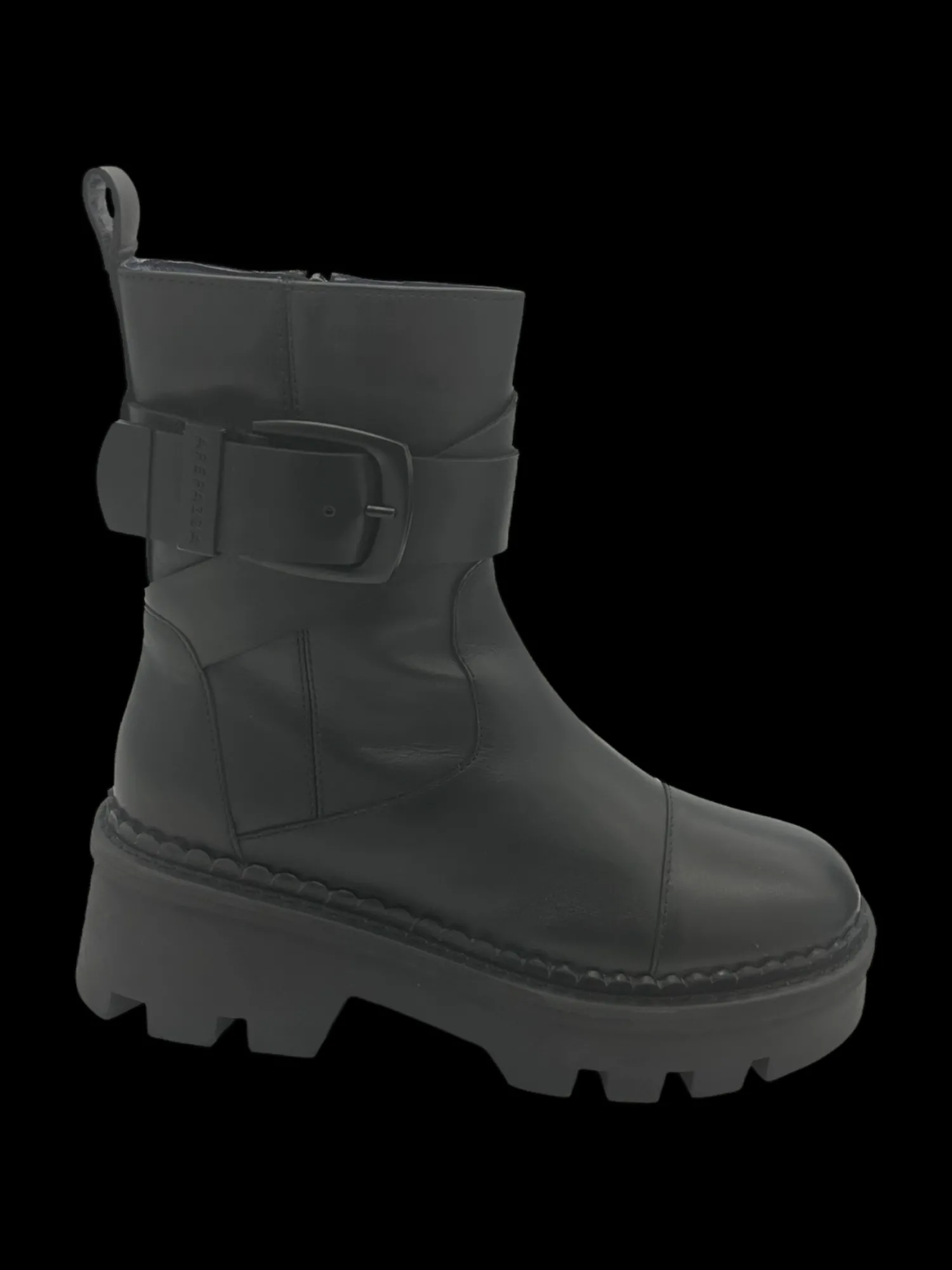Anfibio donna pelle Black - Nila -<Apepazza Clearance