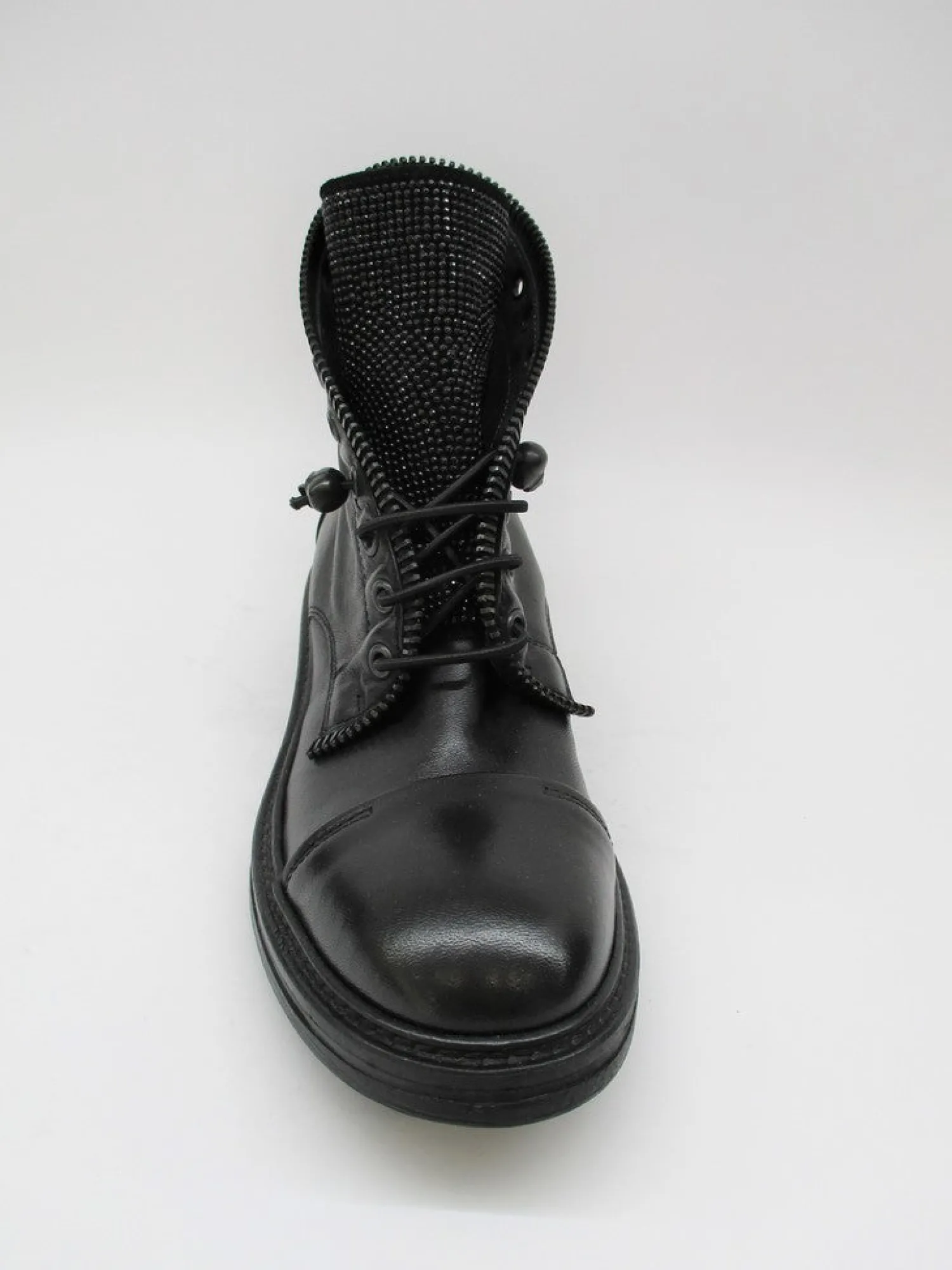 Anfibio donna pelle 6475 nero<Fru.it Best