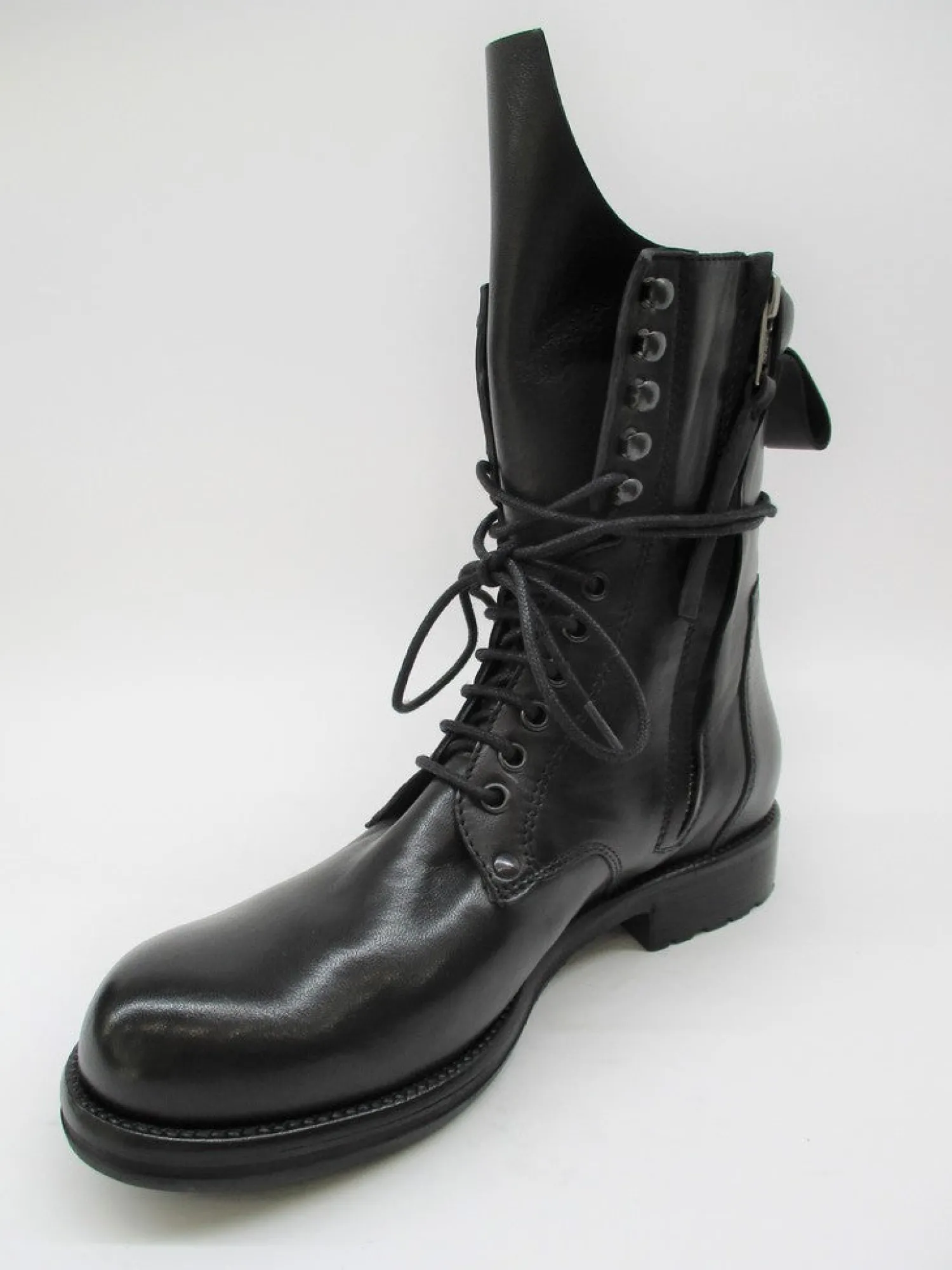 Anfibio donna pelle 6373 nero<Fru.it New