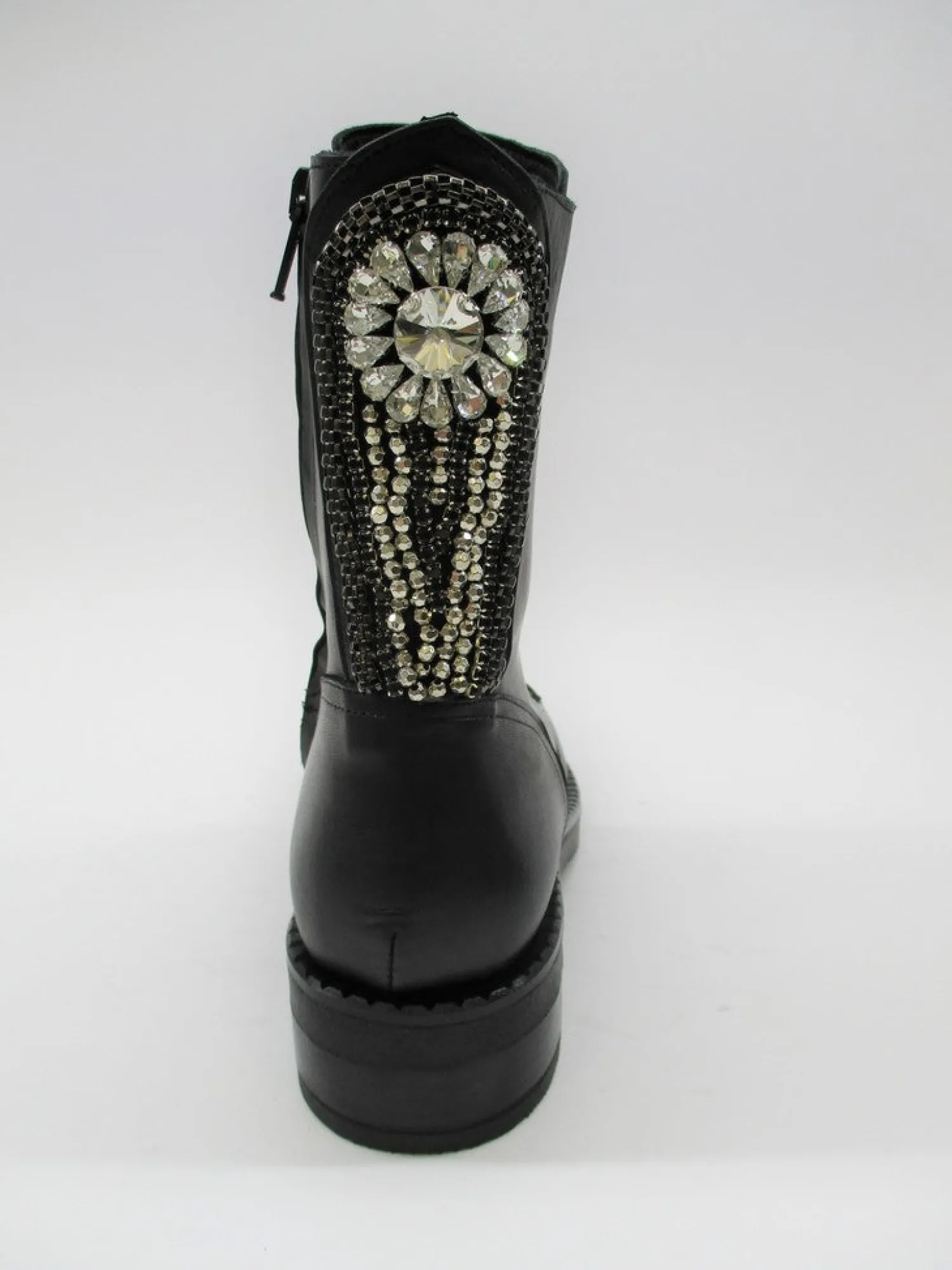 Anfibio pelle donna 0018 nero<Albano Online