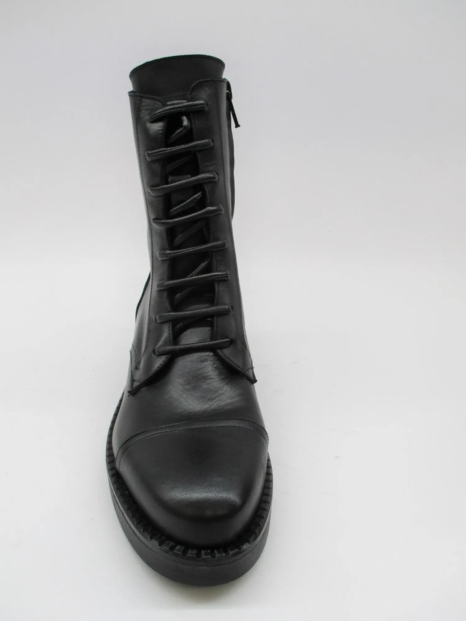 Anfibio pelle donna 0018 nero<Albano Online