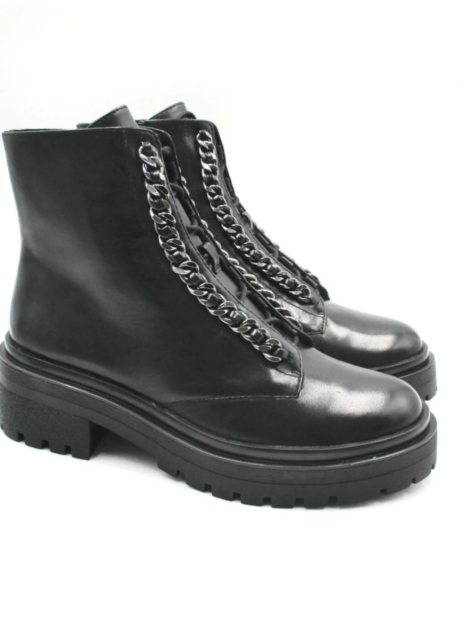 Anfibio pelle donna Camelia nero<Apepazza Fashion