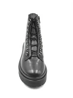Anfibio pelle donna Camelia nero<Apepazza Fashion