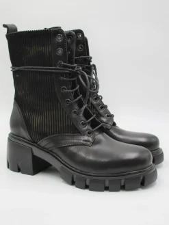 Anfibio pelle donna 7058 nero<Fru.it Hot