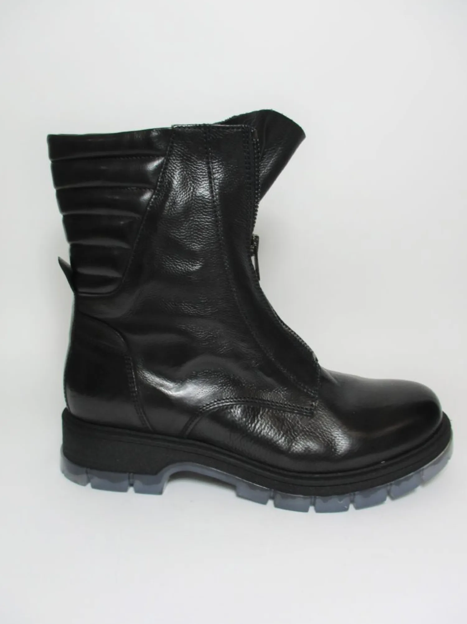 Anfibio pelle donna 5827 nero<Fru.it Fashion