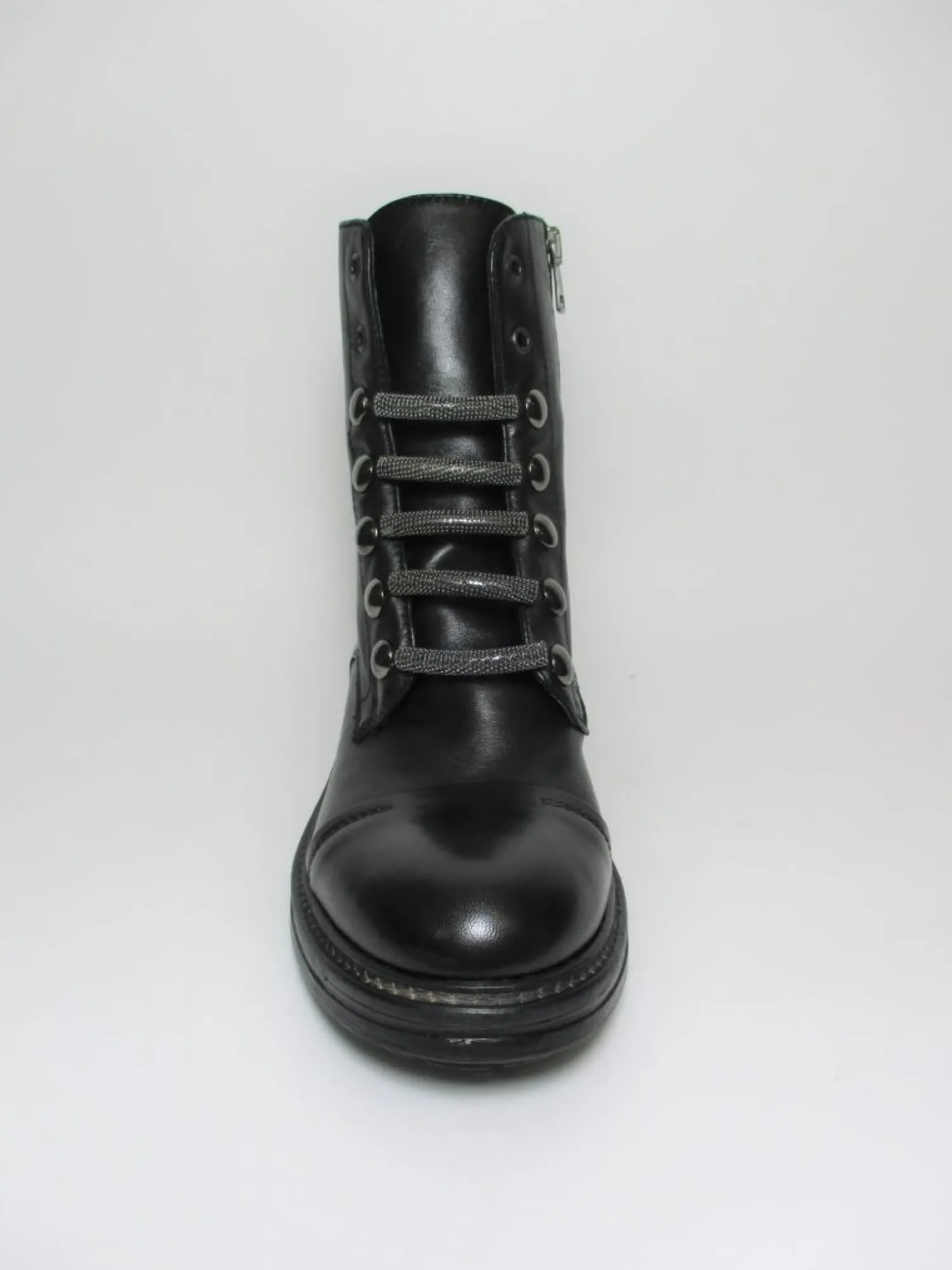 Anfibio pelle donna 5702 nero<Fru.it Outlet