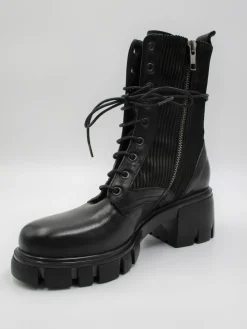 Anfibio pelle donna 7058 nero<Fru.it Hot