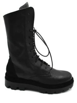 Anfibio pelle donna 6880 nero<Lilimill Sale