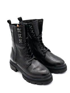 Anfibio pelle donna P31201 nero<Mjus Outlet
