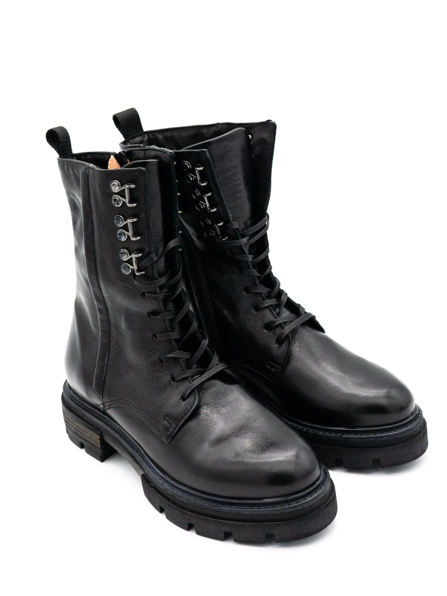 Anfibio pelle donna P31201 nero<Mjus Outlet