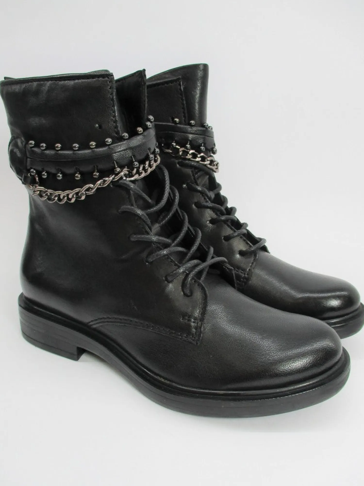 Anfibio pelle donna M64204 nero<Mjus Discount