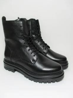 Anfibio pelle donna 158262 nero<Mjus Online