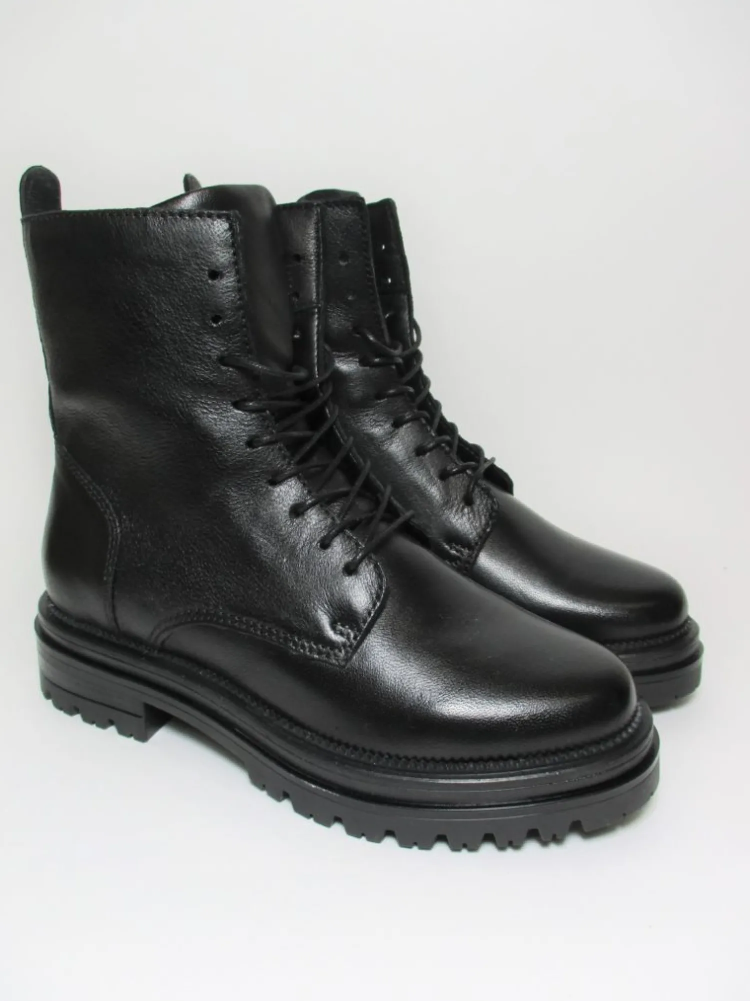 Anfibio pelle donna 158262 nero<Mjus Online