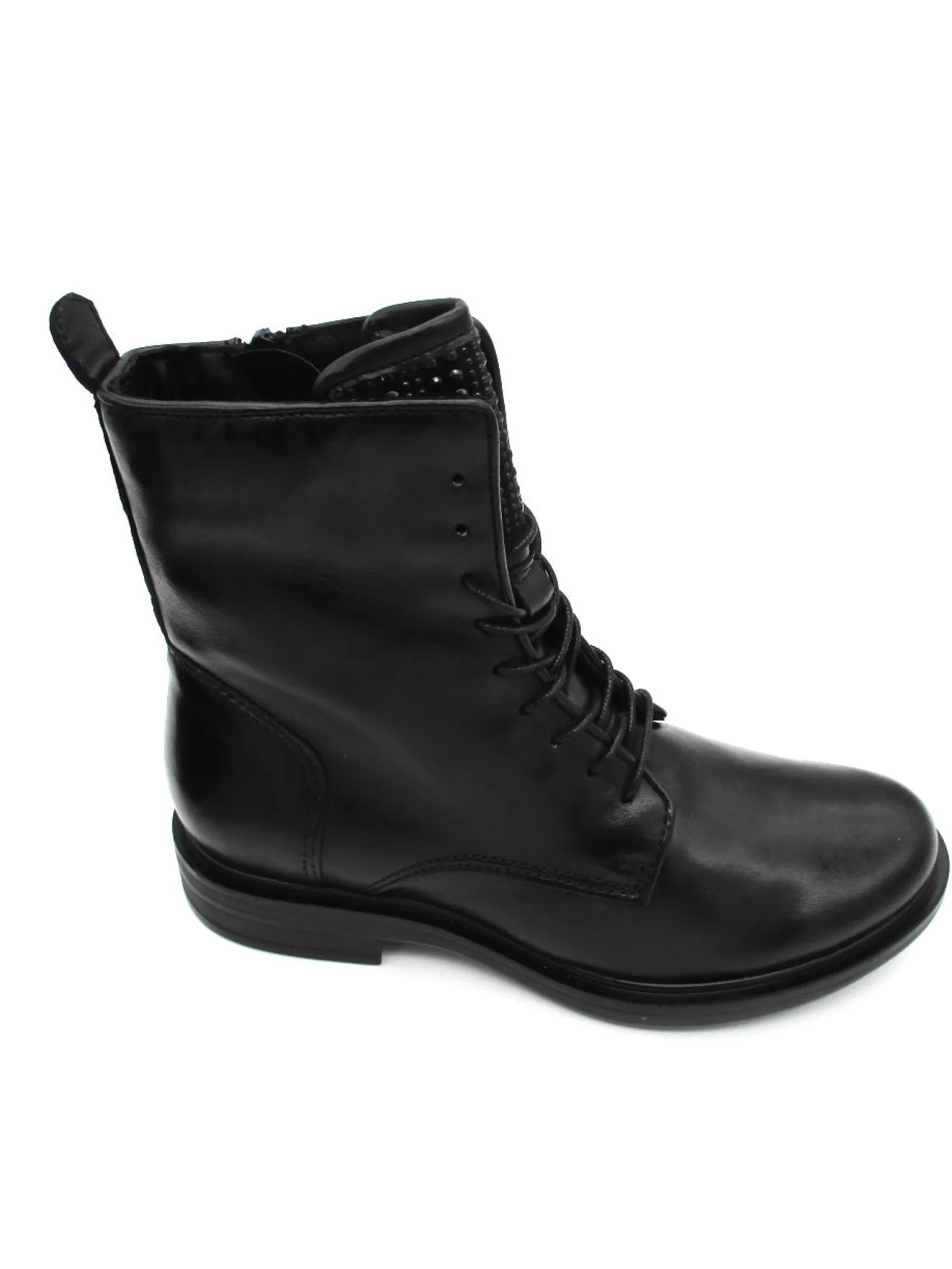 Anfibio pelle donna M64235 nero<Mjus Outlet
