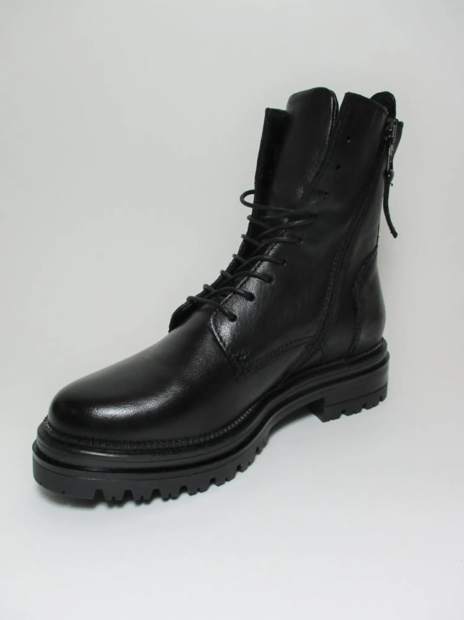 Anfibio pelle donna 158262 nero<Mjus Online