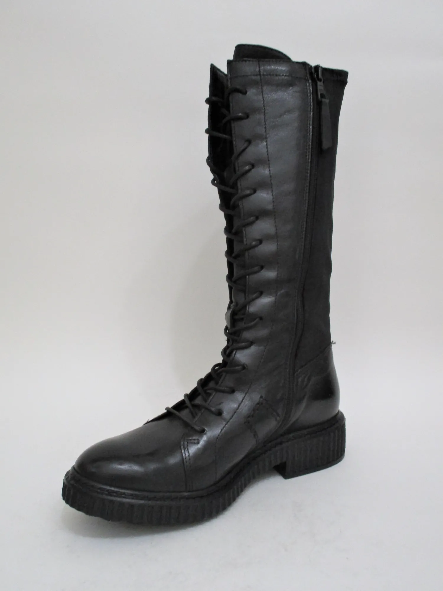 Anfibio pelle donna 132311 nero<Mjus Outlet