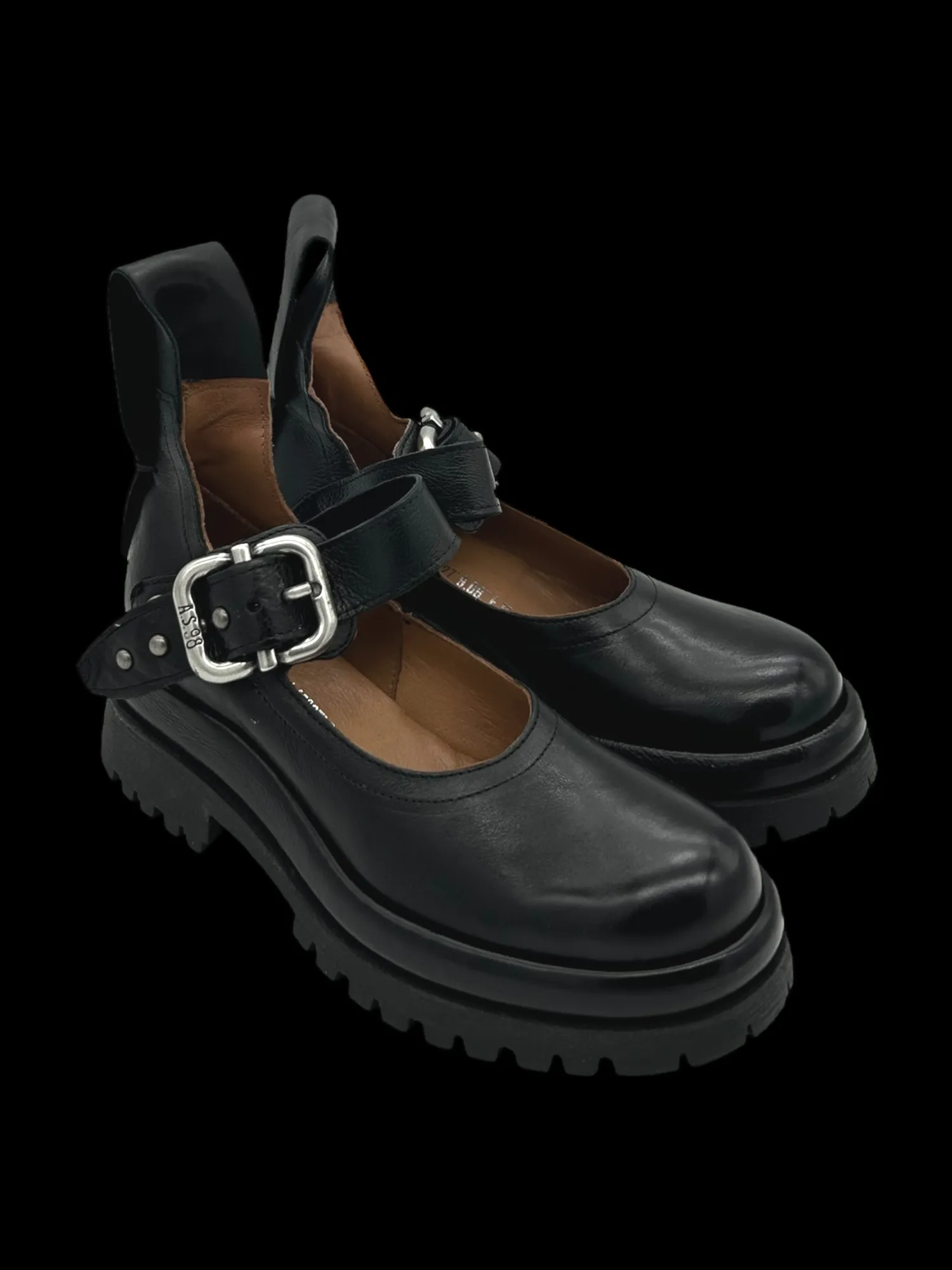 Ballerina pelle donna - B51122 -<As98 Clearance