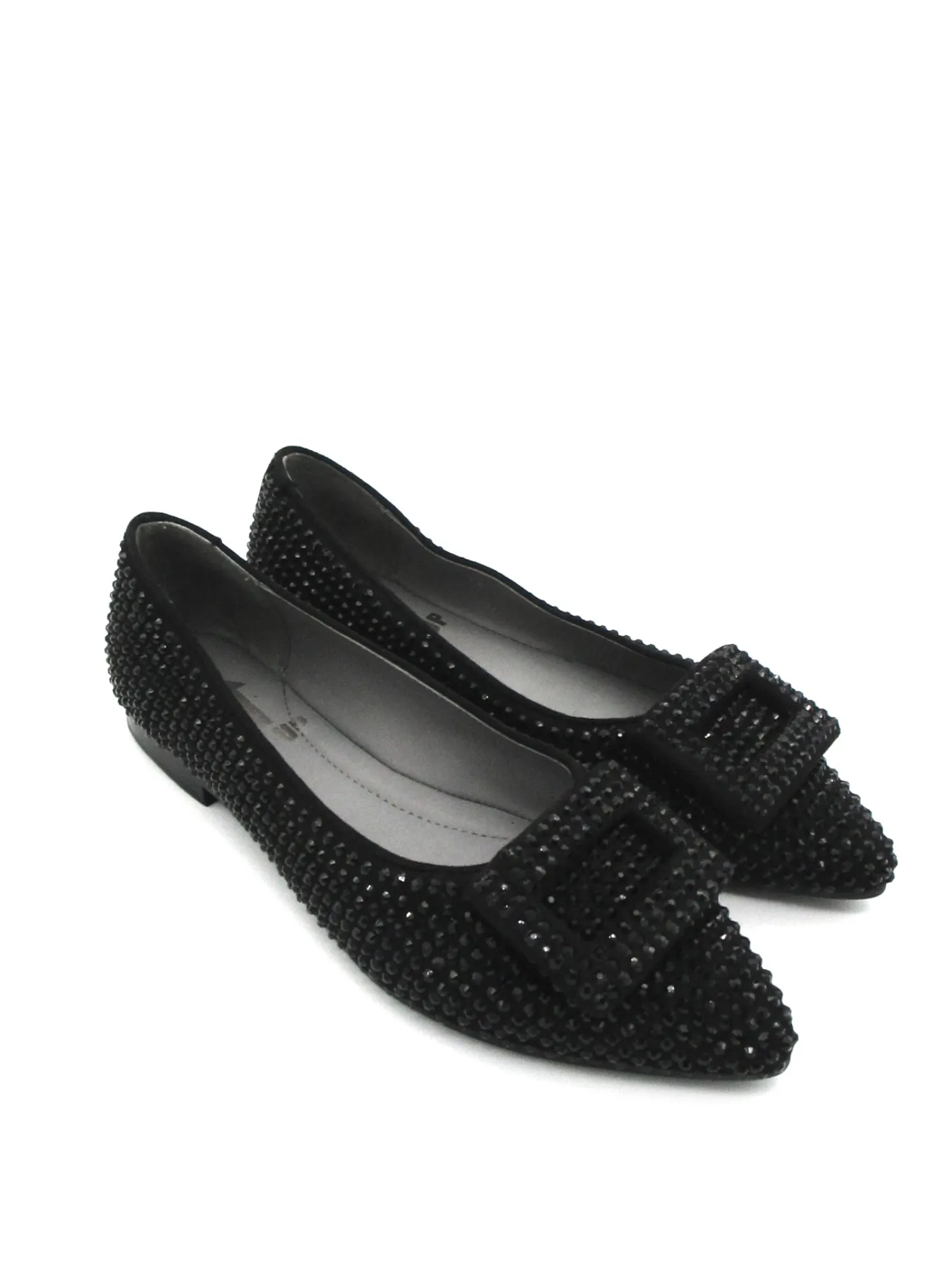 Ballerina suede donna GoUp by Valery Nera - WX37 -<Valery Calzature Online