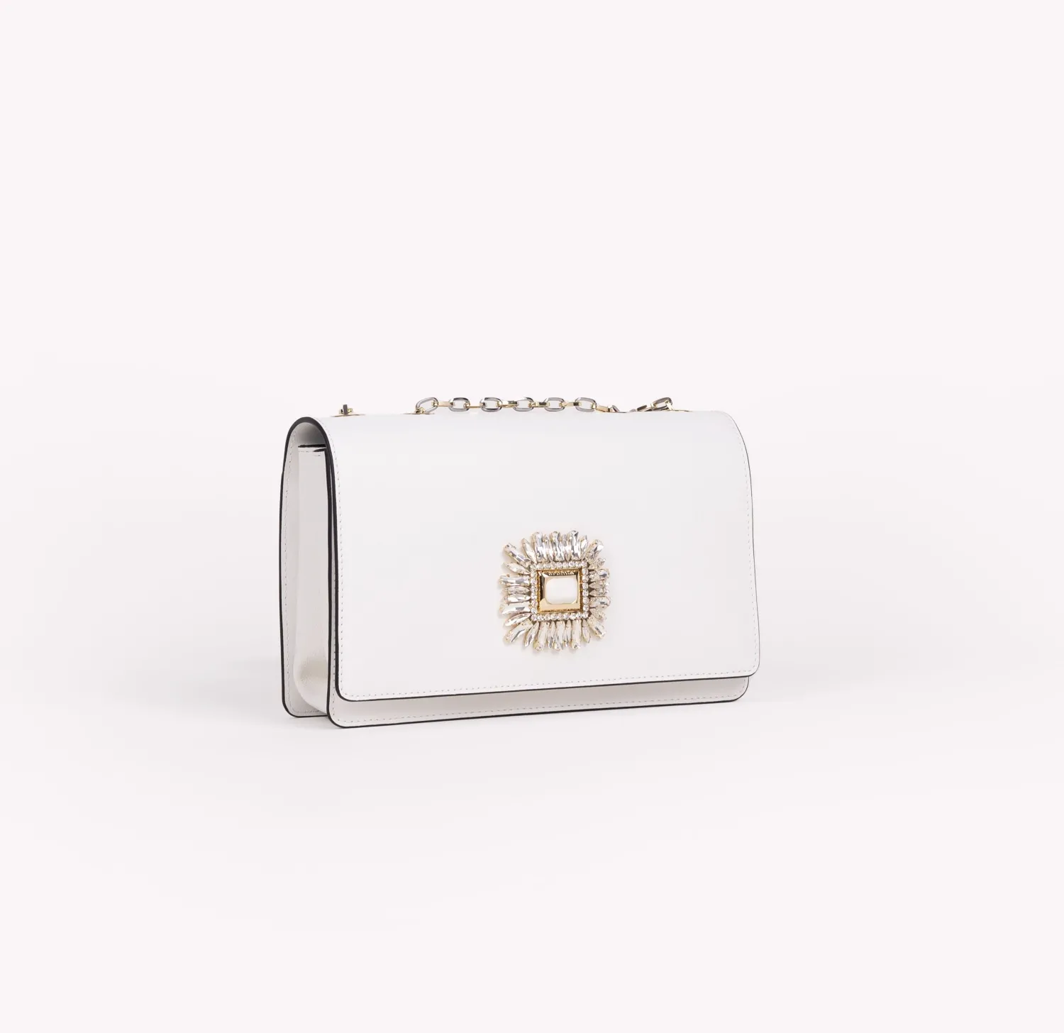 Borsa donna in pelle Bianca - 1405694 -<Cromia Fashion