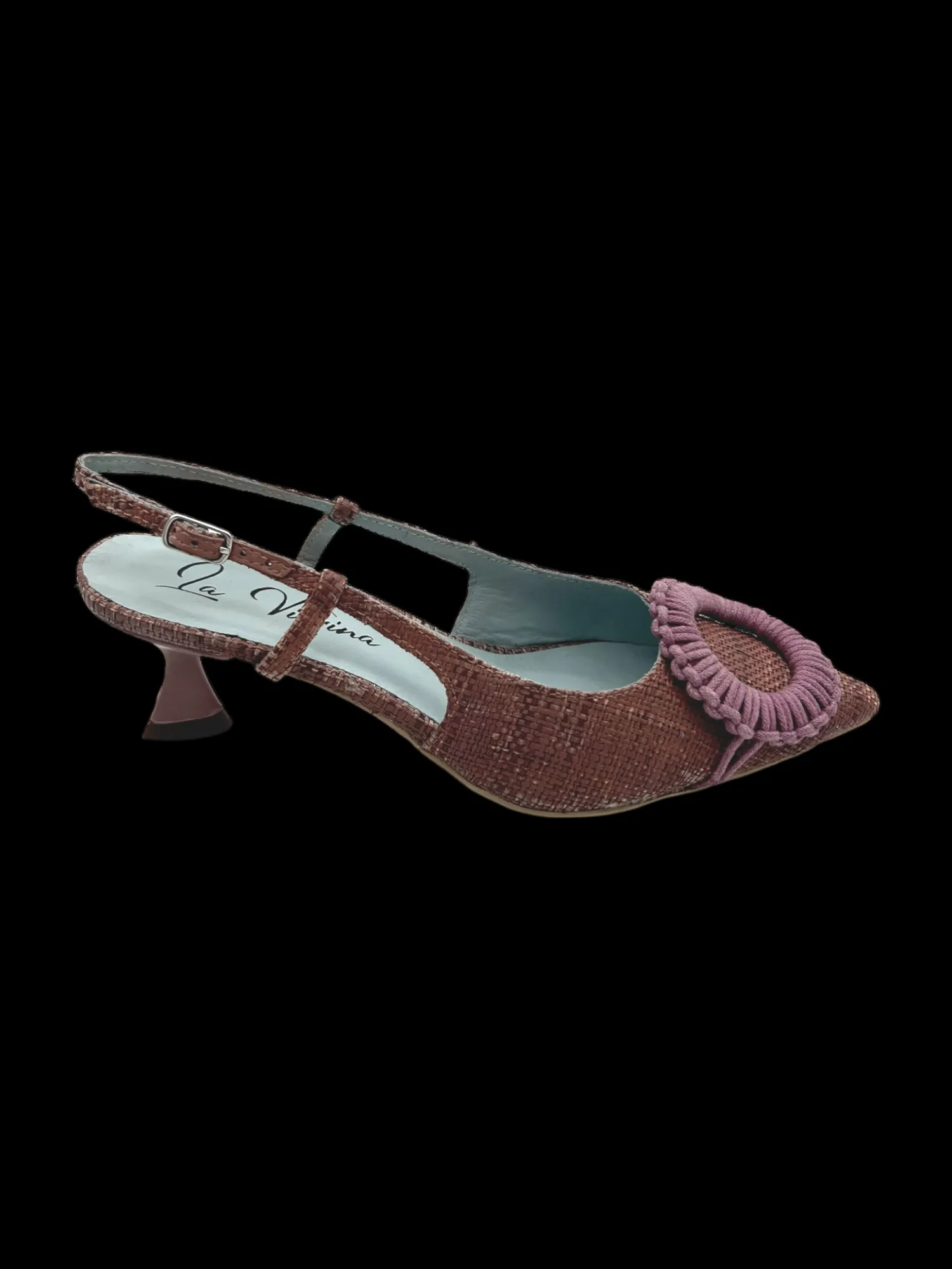 Décolleté donna La Vitrina by Valery Raffia Bordò - X02-2 -<Valery Calzature Discount