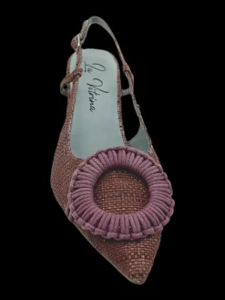 Décolleté donna La Vitrina by Valery Raffia Bordò - X02-2 -<Valery Calzature Discount