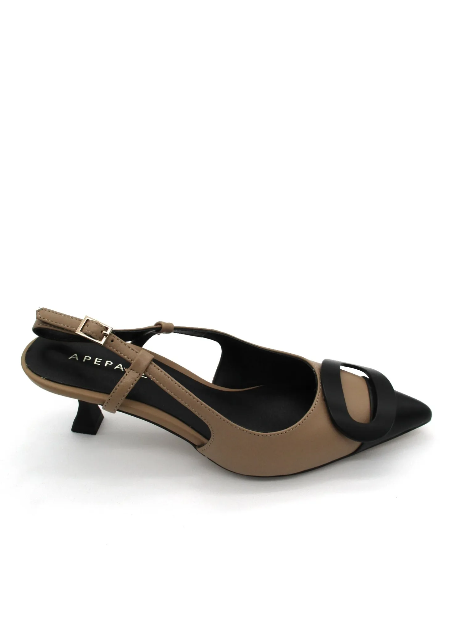 Décolleté pelle donna Danica Cognac<Apepazza Sale