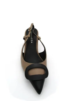 Décolleté pelle donna Danica Cognac<Apepazza Sale