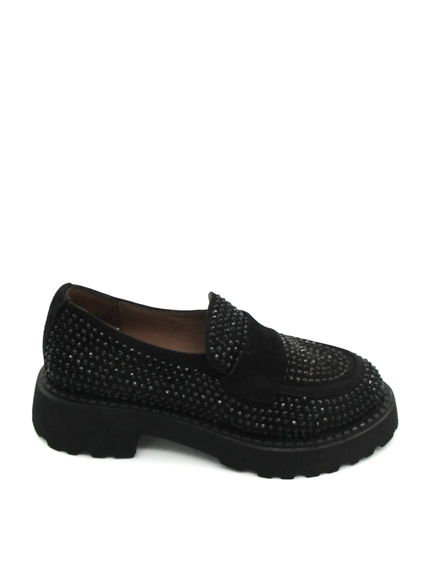 Mocassino strass donna - 2505 -<Albano New