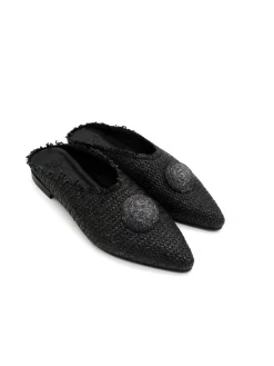 Sabot Canvas Black<Zoe New