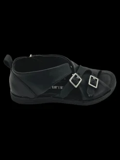 Sandali bassi pelle donna Black - A16048 -<As98 Fashion