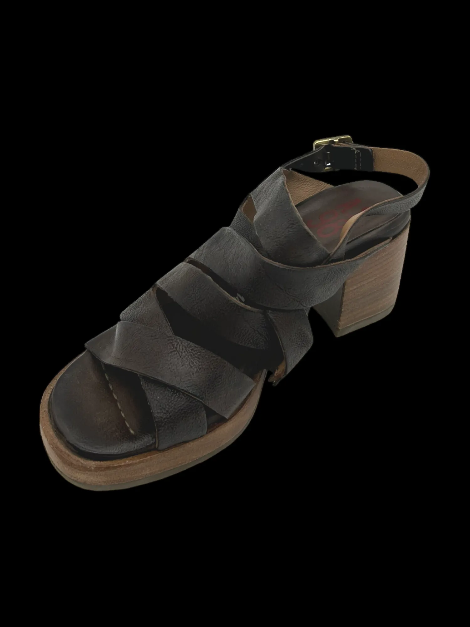Sandali pelle donna Fondente - B61001 -<As98 Hot