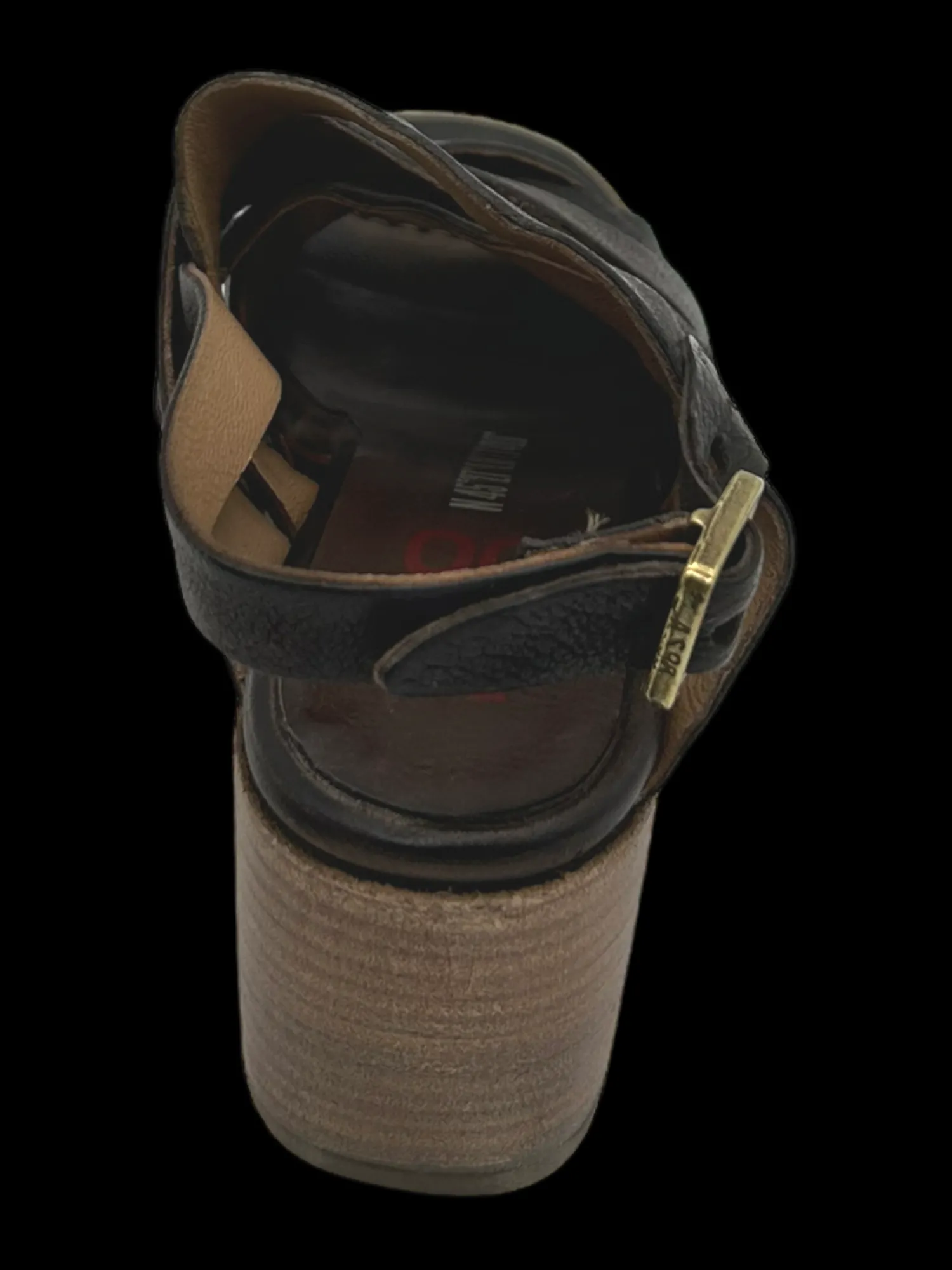 Sandali pelle donna Fondente - B61001 -<As98 Hot