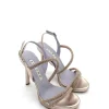 Sandalo donna 3233 Metallizzato<Albano New