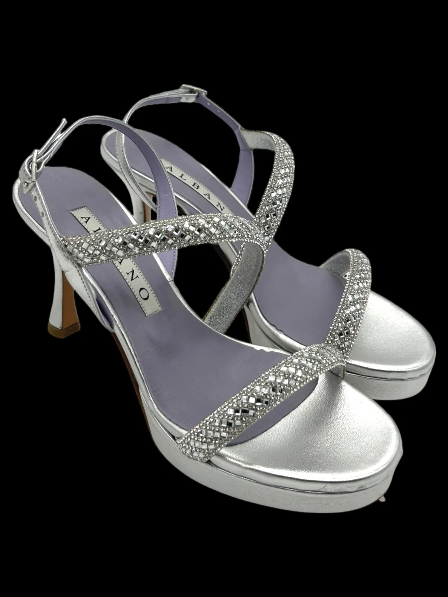 Sandalo donna Metallizzato - 5231 -<Albano Outlet