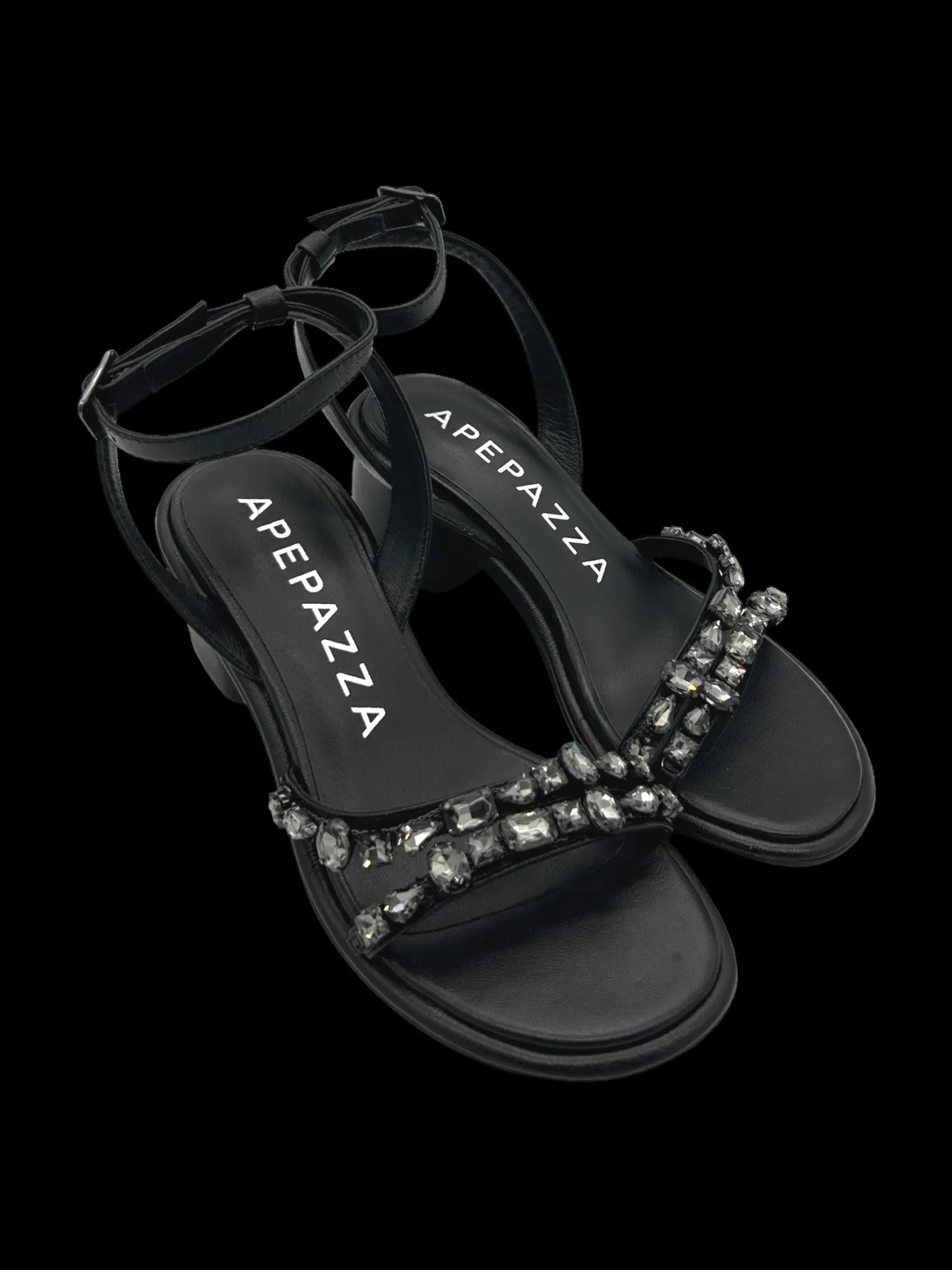 Sandalo donna Black - Sofia -<Apepazza Fashion