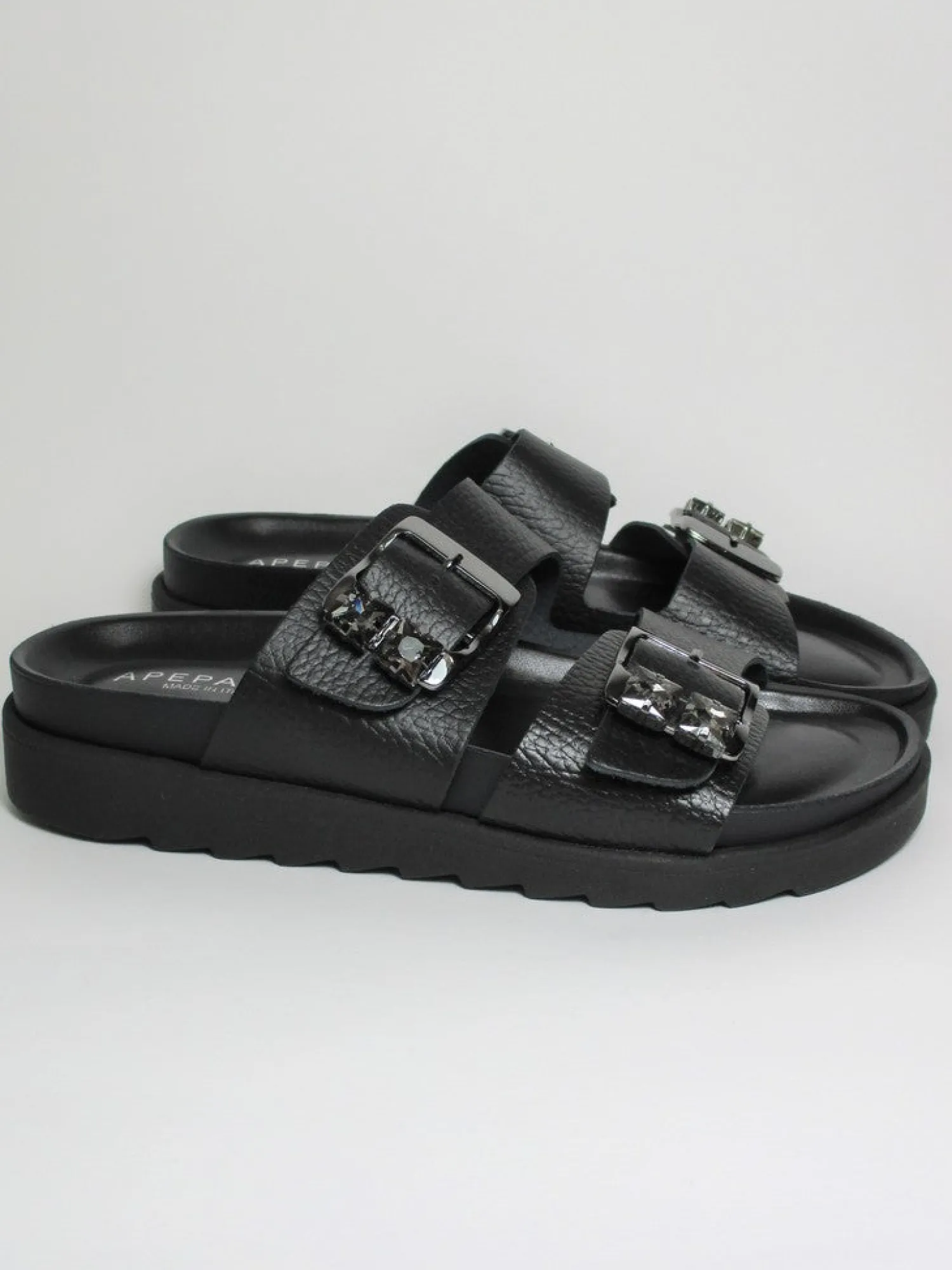 Sandalo donna Sofia nero<Apepazza Outlet