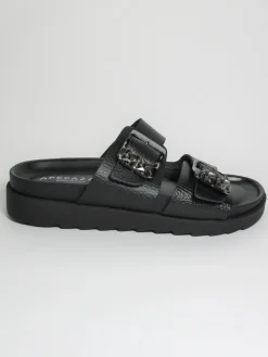 Sandalo donna Sofia nero<Apepazza Outlet