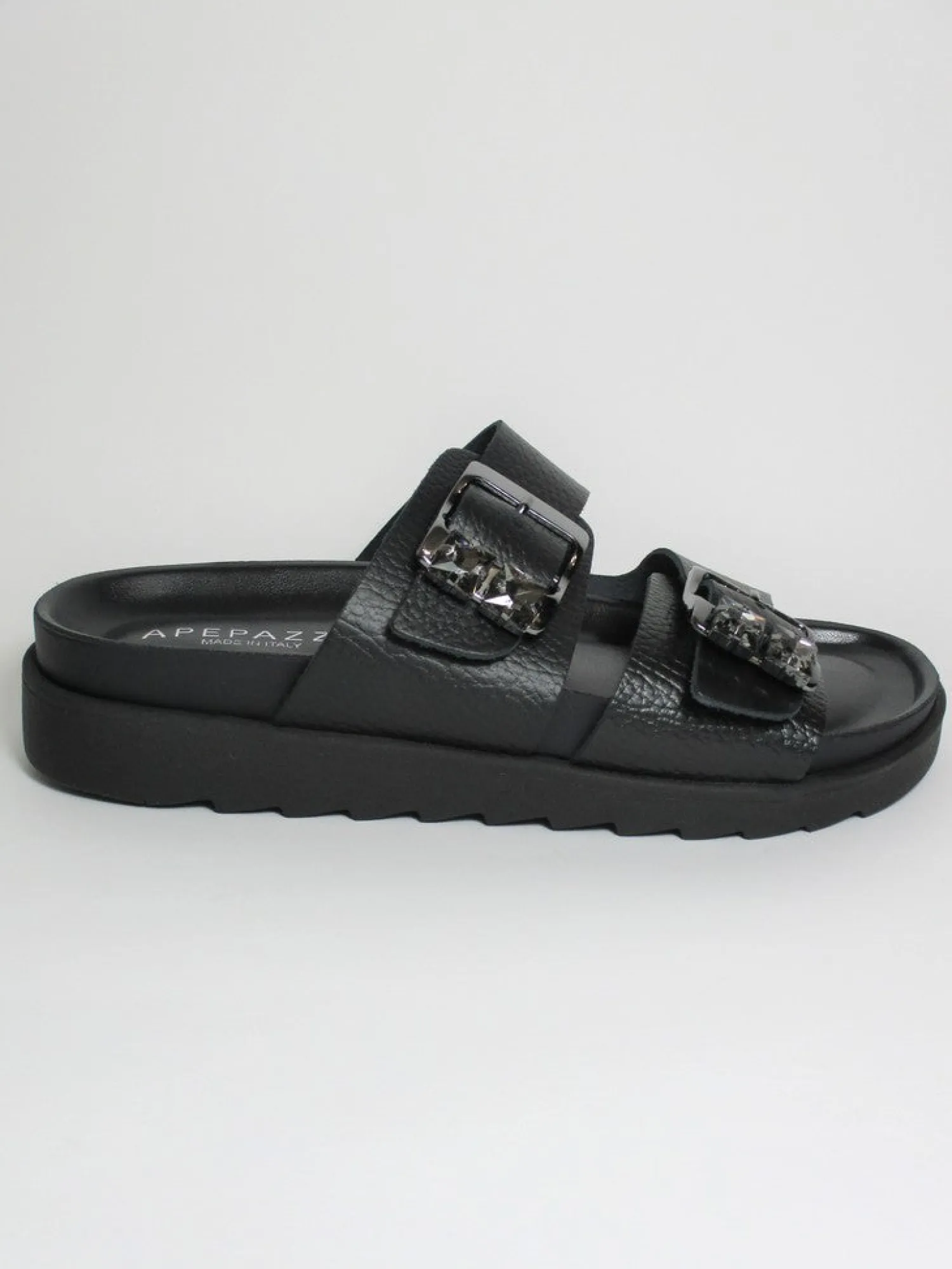Sandalo donna Sofia nero<Apepazza Outlet