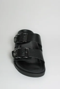 Sandalo donna Sofia nero<Apepazza Outlet