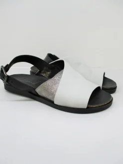 Sandalo donna pelle 6826 latte<Lilimill New