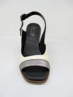 Sandalo donna pelle 6823 latte<Lilimill Discount