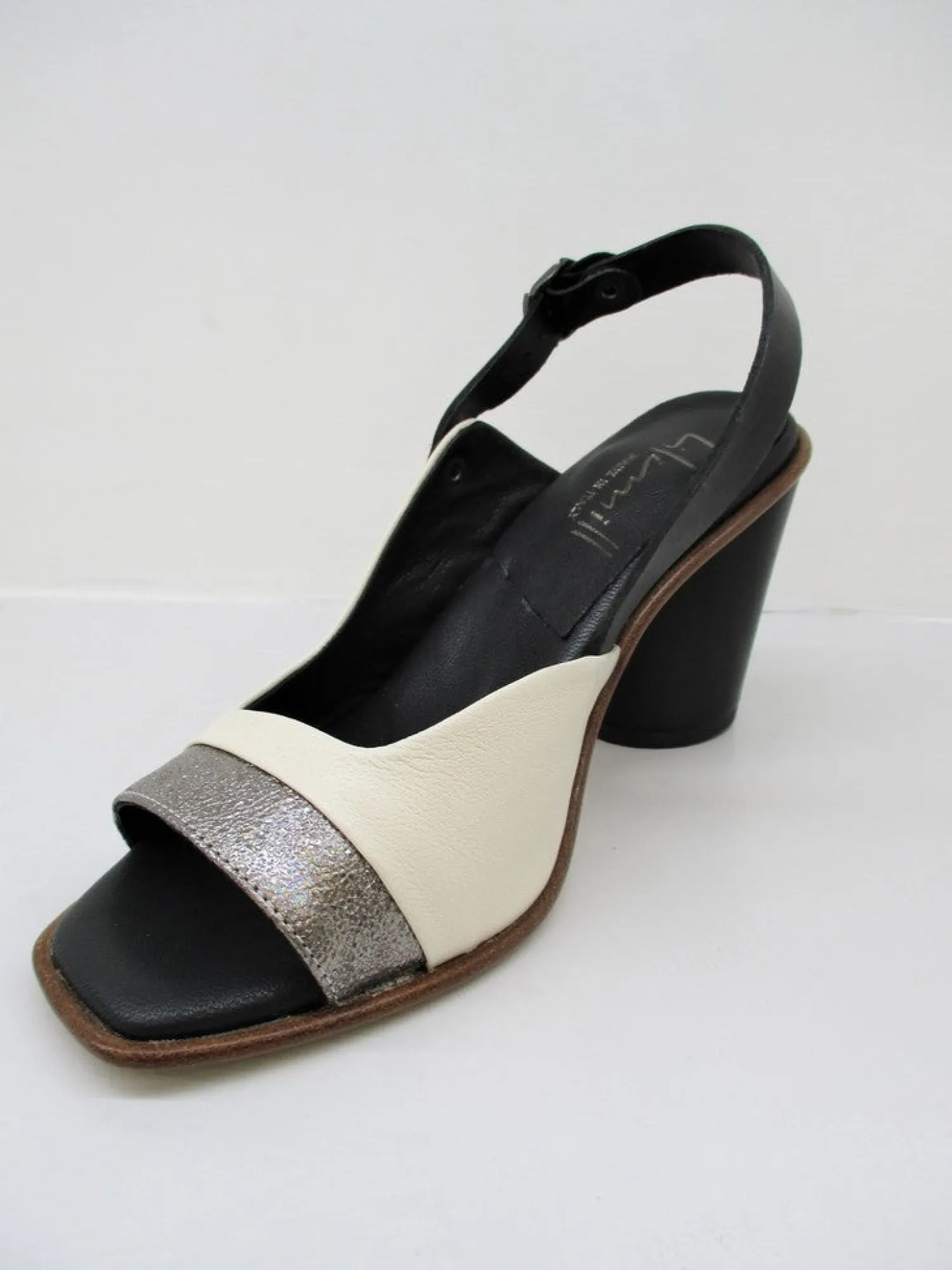 Sandalo donna pelle 6823 latte<Lilimill Discount