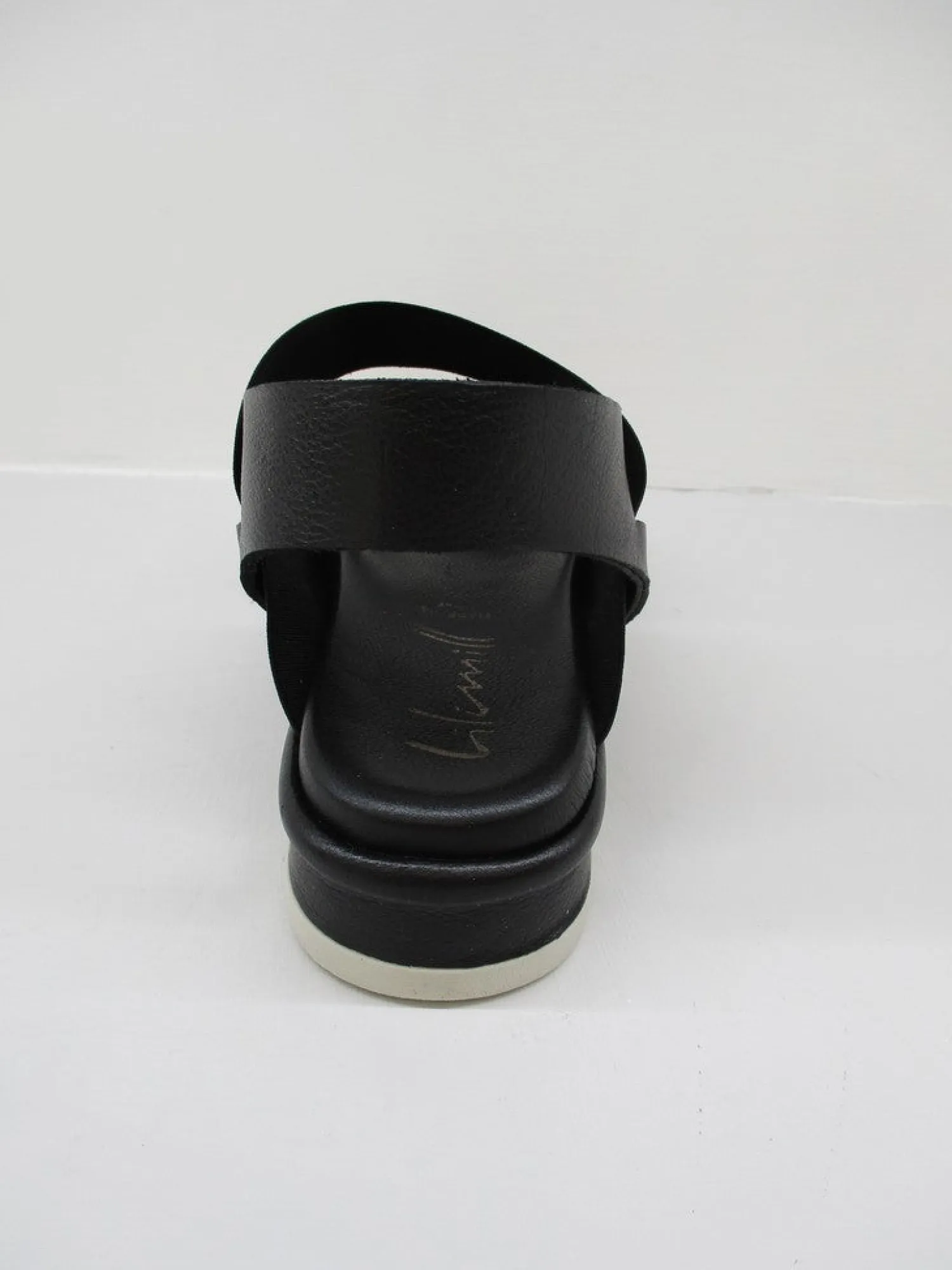 Sandalo donna pelle 6833 nero<Lilimill Discount