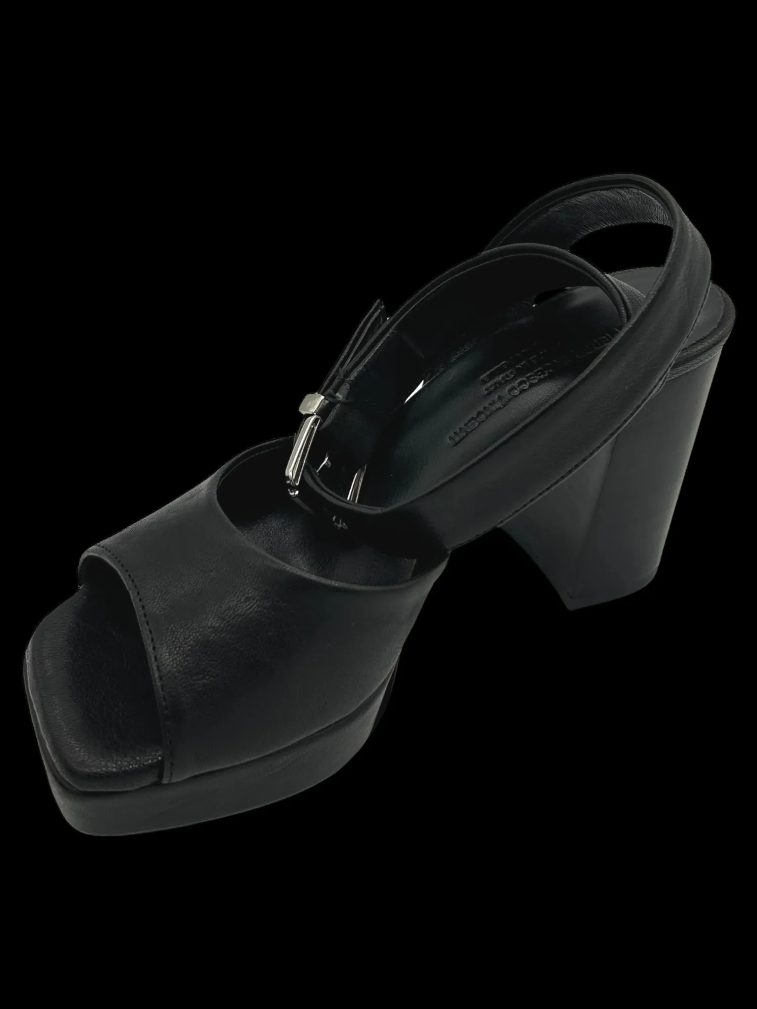 Sandalo donna Black - 0302 -<Pierfrancesco Vincenti Outlet