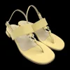 Sandalo donna Pelle Banana - 074 -<Siano Via Roma Clearance