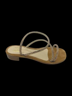 Sandalo donna Camoscio - 058 -<Siano Via Roma Clearance