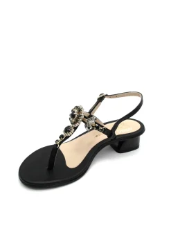 Sandalo donna 479 Nero<Siano Via Roma Discount